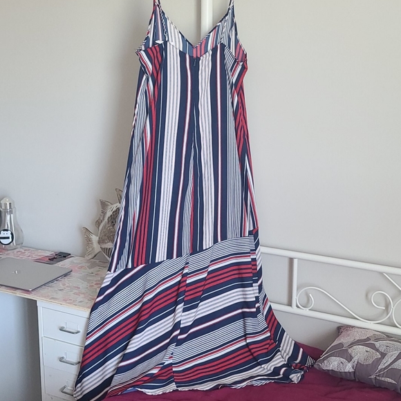 Red white blue stripe maxi - Picture 3 of 8